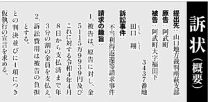 4630万円誤送金“返還拒否”男性を提訴